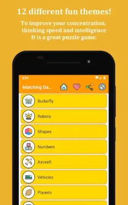 Matching Games android App screenshot 8